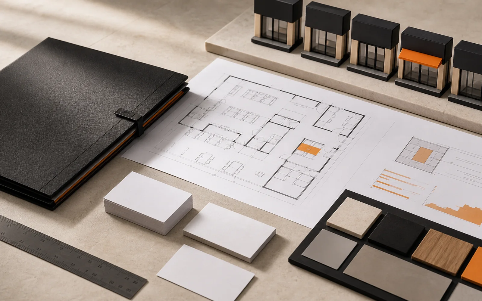 Franchise planning documents and modular retail rollout models